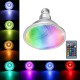 20W PAR38 E27 RGB/RGBW color changing LED Bulb Light Spotlight IR Remote Control with Memory Function